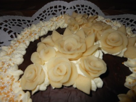 Dort marcipánový - detail